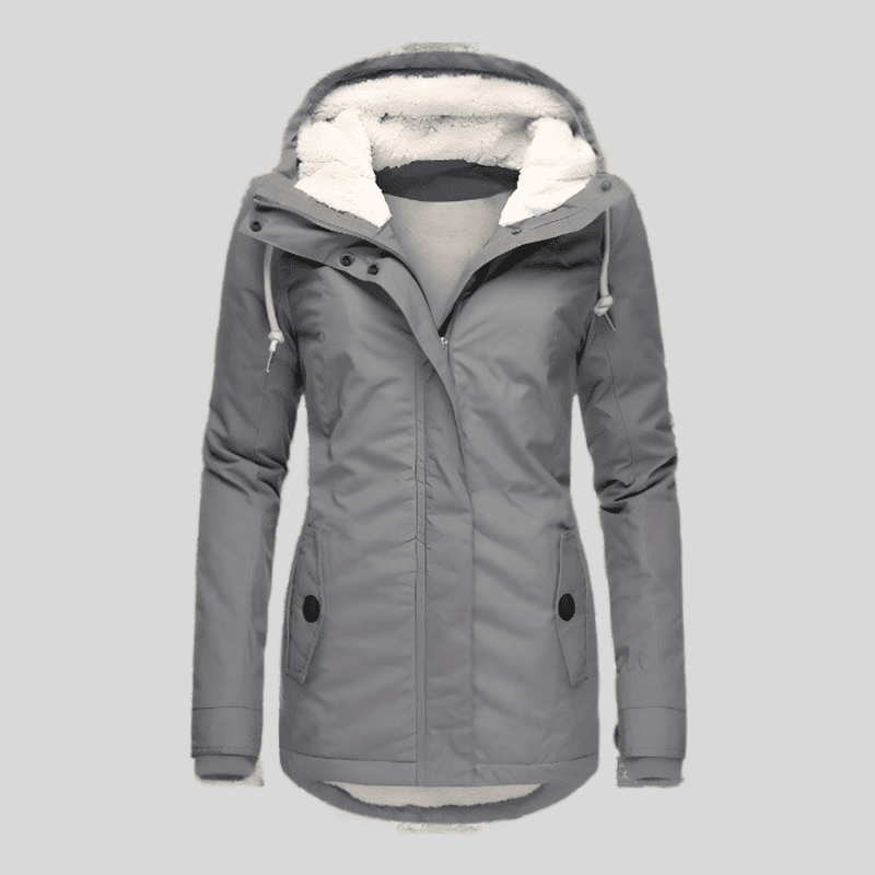 Terramalux Jackets Zayla - Longue veste d'hiver imperméable avec capuche et doublure