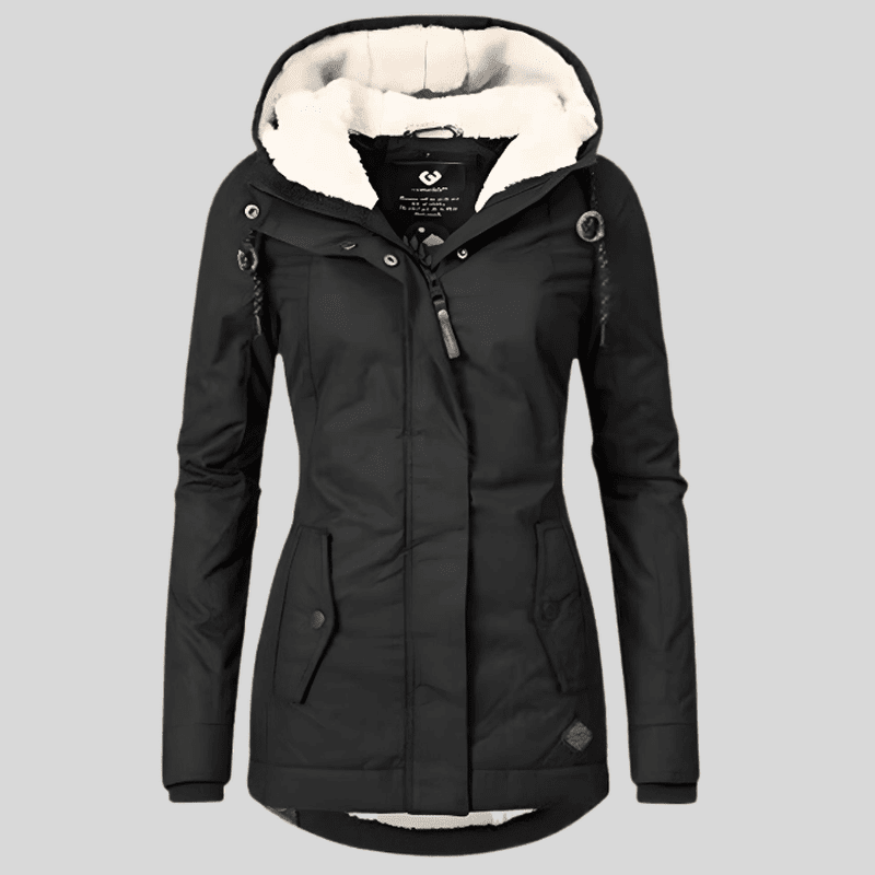 Terramalux Jackets Zayla - Longue veste d'hiver imperméable avec capuche et doublure