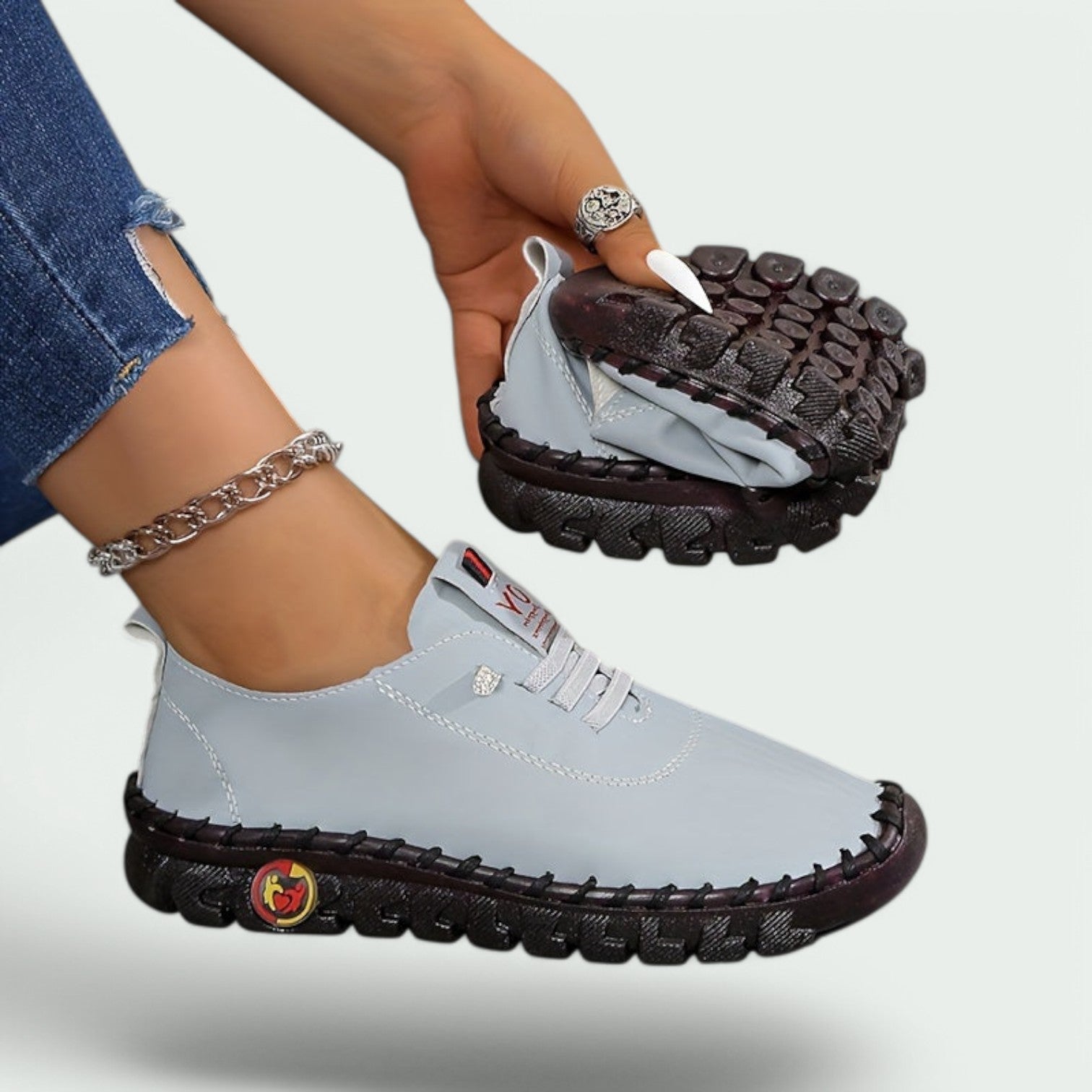 Clara - Baskets Femmes en Cuir Synthétique Confortables et Élégantes-2