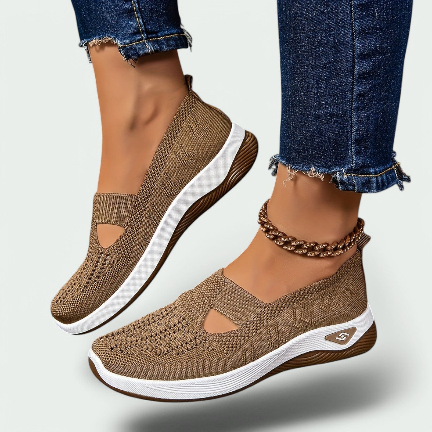 Sovena - Baskets Sportives Femmes en Tricot Respirant avec Confort Orthopédique-3