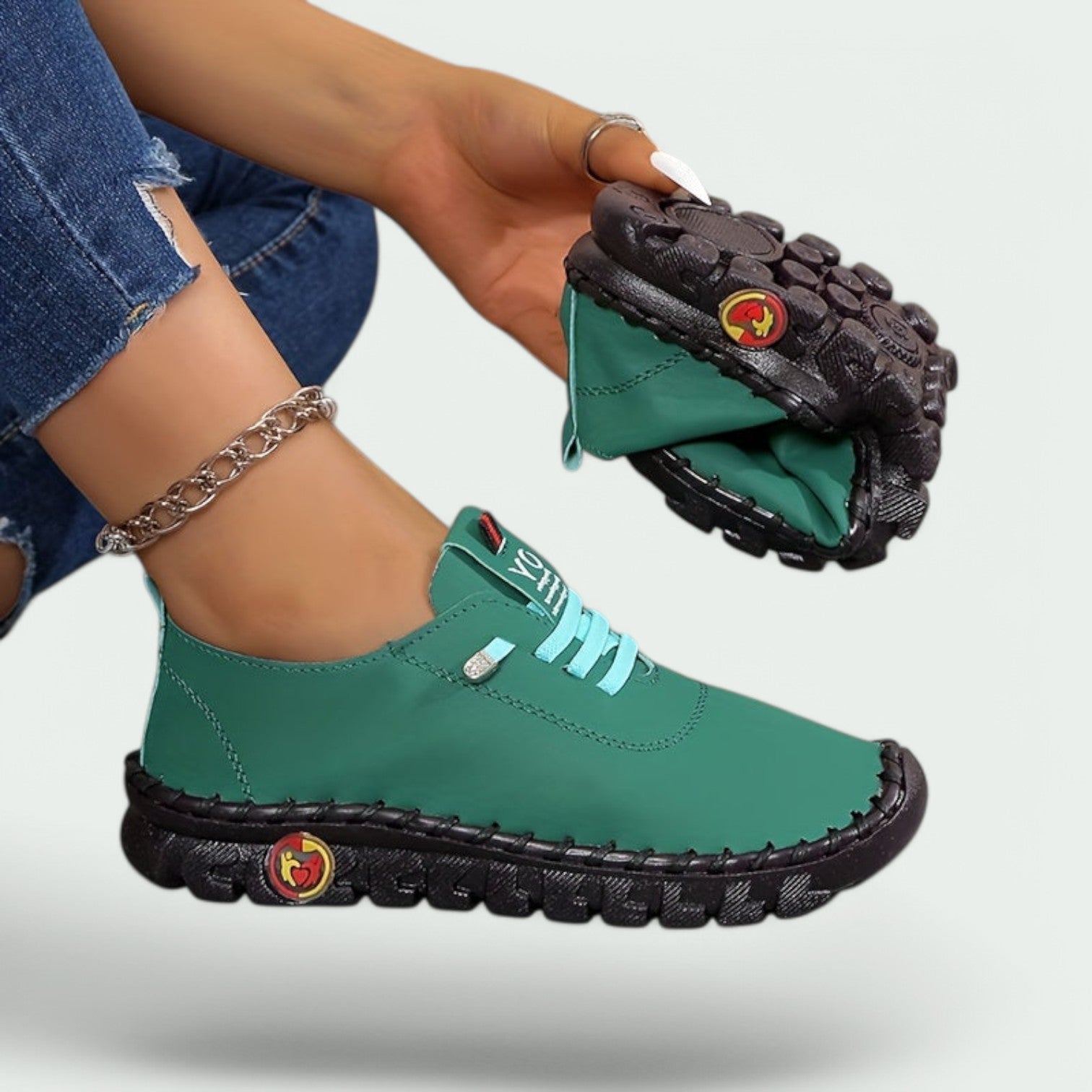 Clara - Baskets Femmes en Cuir Synthétique Confortables et Élégantes-4