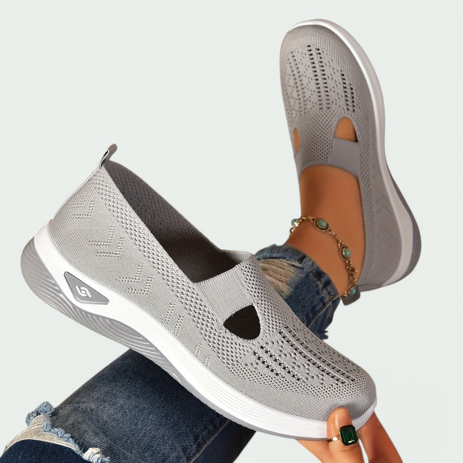 Sovena - Baskets Sportives Femmes en Tricot Respirant avec Confort Orthopédique-1