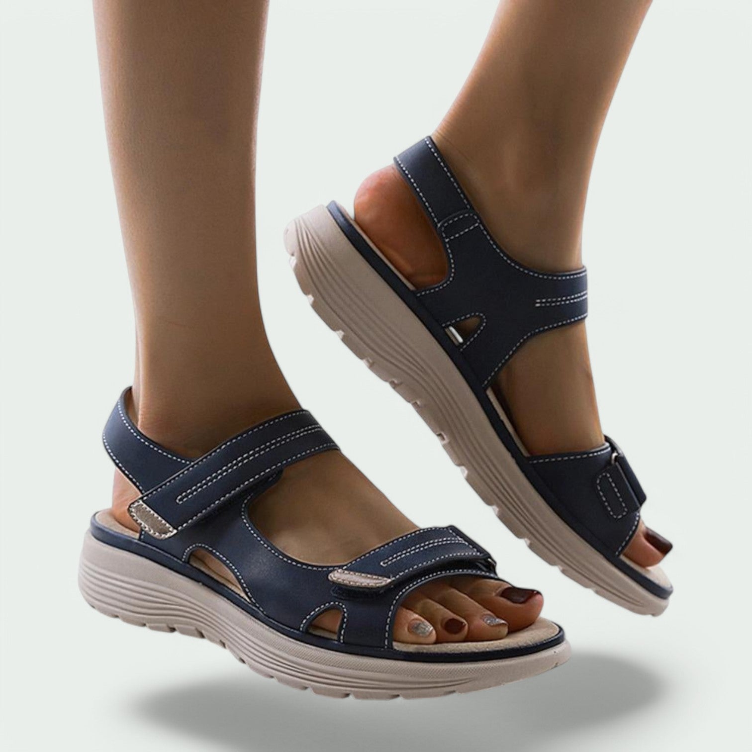 Clara - Sandales Femme Confortables en Tissu Respirant avec Semelle Antidérapante-3