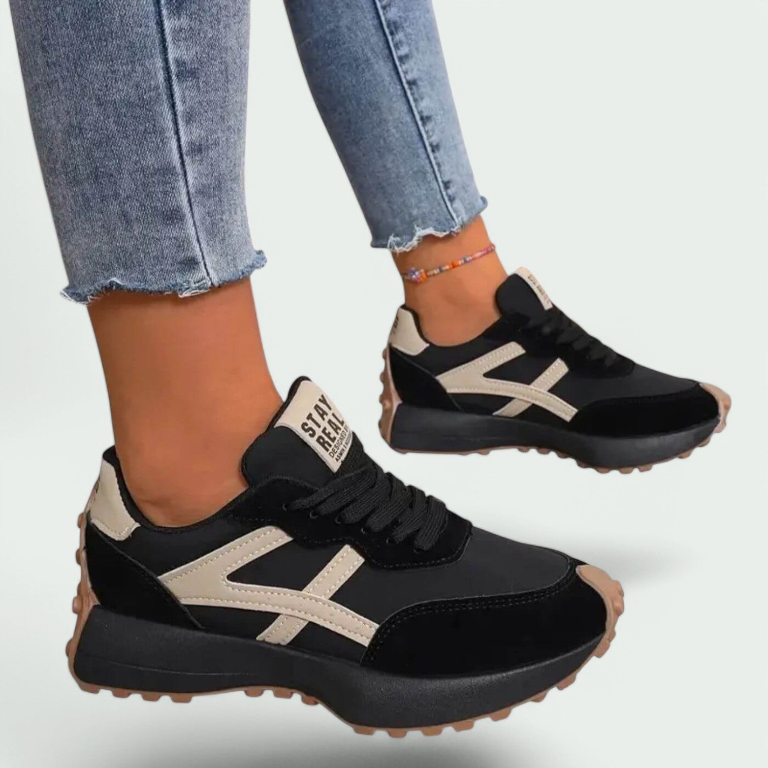 Clara - Baskets Femmes Confortables en Tissu Respirant avec Soutien Orthopédique-1
