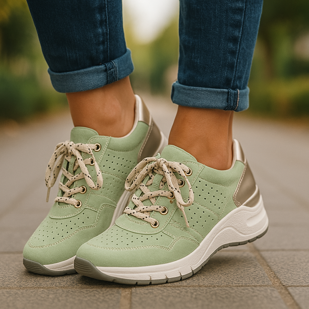 Clara - Baskets Confortables en Cuir pour Femmes avec Semelle Absorbante-4