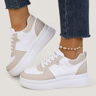 Terramalux-Alivia – Baskets Plates Confortables à Lacets Casual Femme
