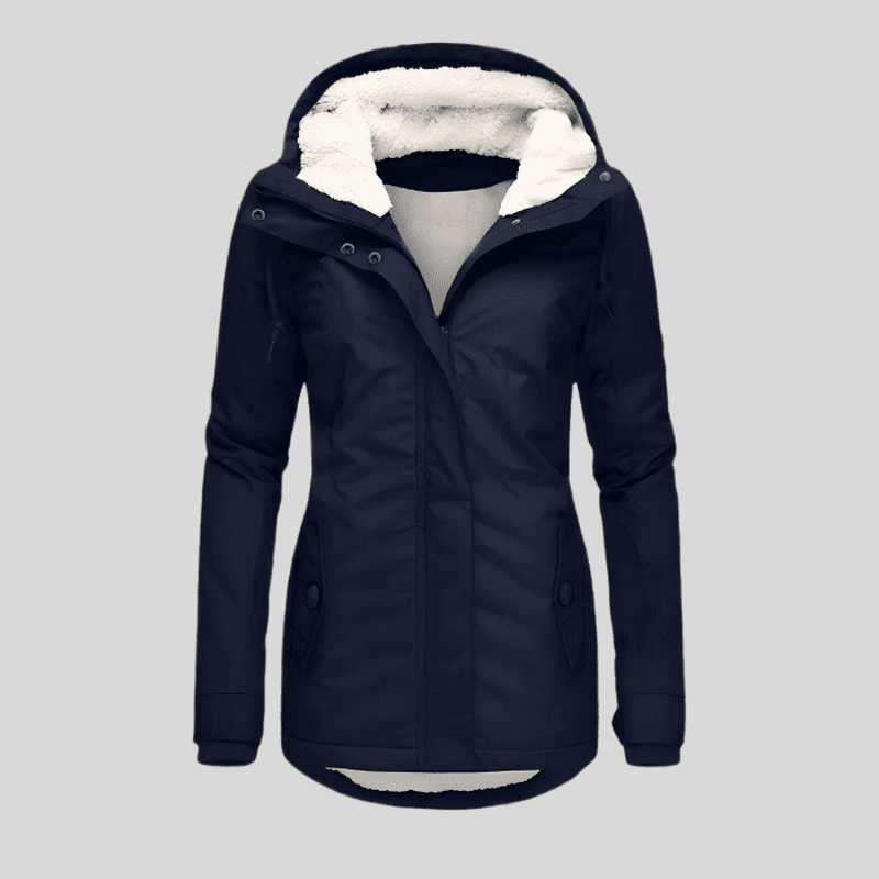 Terramalux Jackets Zayla - Longue veste d'hiver imperméable avec capuche et doublure