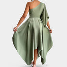Terramalux-Jennifer – Robe Peplum Asymétrique Élégante Automne Femme
