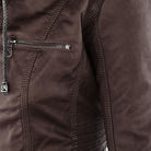 Terramalux Leather Jacket Layne - Élégante veste en cuir pour femmes avec style moderne