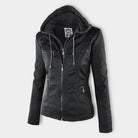 Terramalux Leather Jacket Layne - Élégante veste en cuir pour femmes avec style moderne