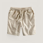 Terramalux-Men Set-Chemise cubaine jacquard et shorts en lin-coton