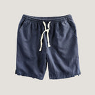 Terramalux-Men Set-Chemise cubaine jacquard et shorts en lin-coton