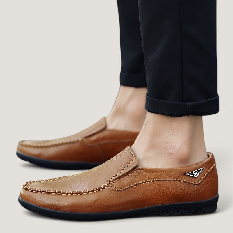 Terramalux-Mocassins confortables faits main pour hommes, couleurs variées
