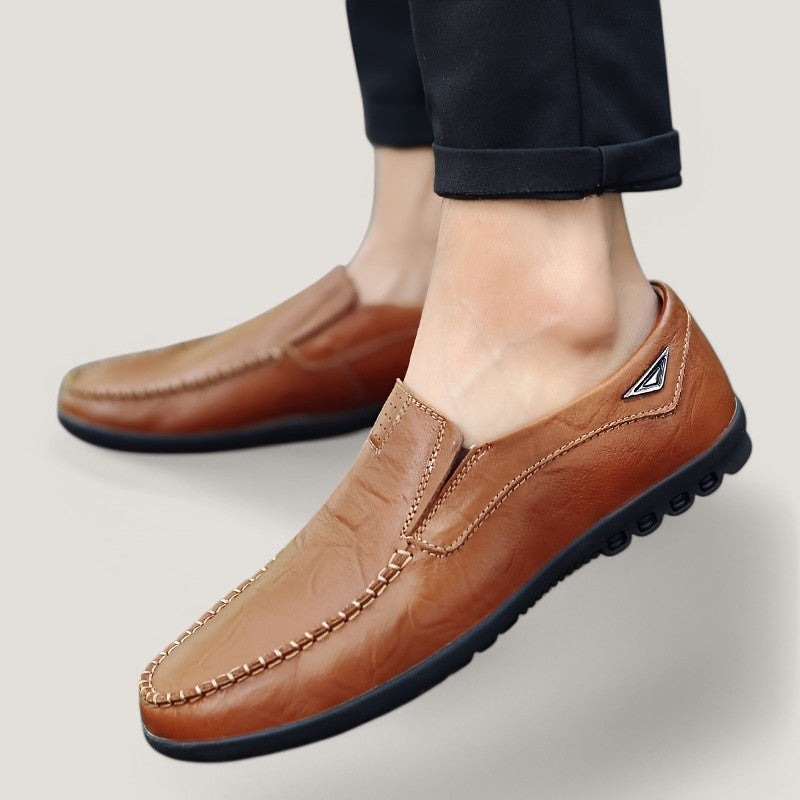 Terramalux-Mocassins confortables faits main pour hommes, couleurs variées