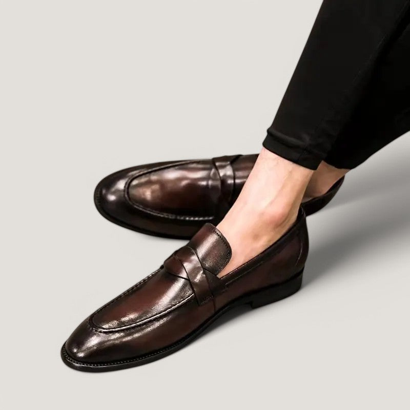 Terramalux-Mocassins en cuir décontractés
