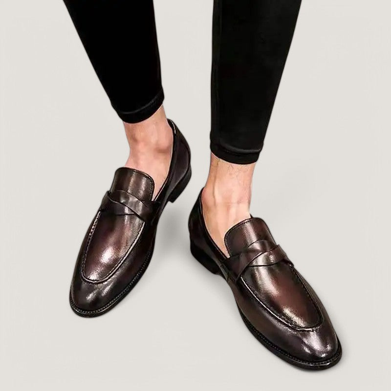 Terramalux-Mocassins en cuir décontractés