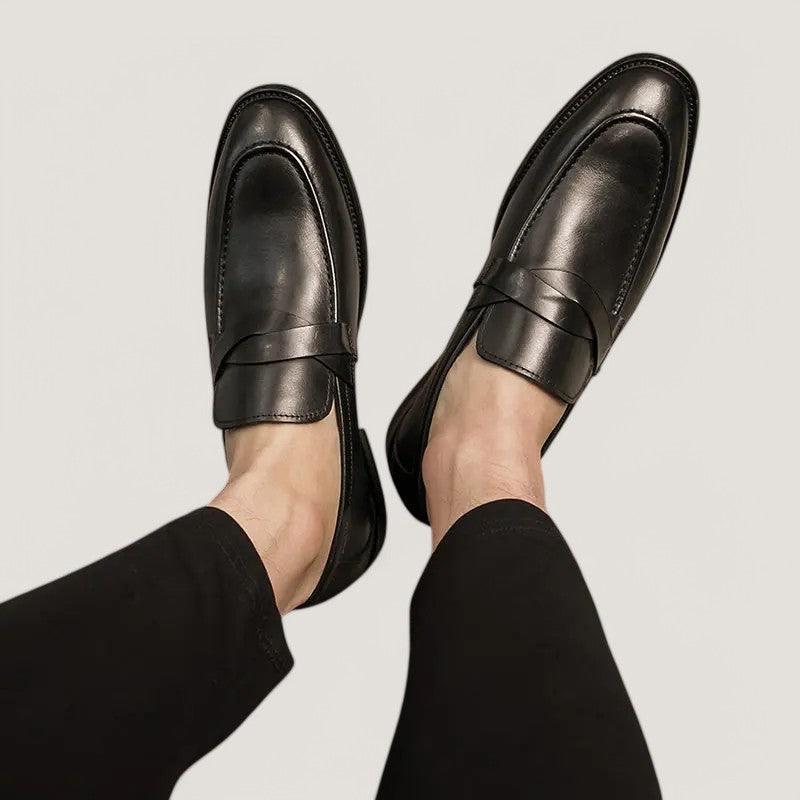 Terramalux-Mocassins en cuir décontractés