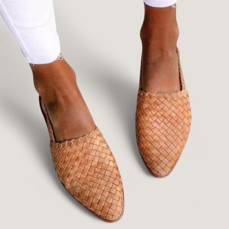 Terramalux-Shoes-Chic slingbacks tressés élégants et confortables