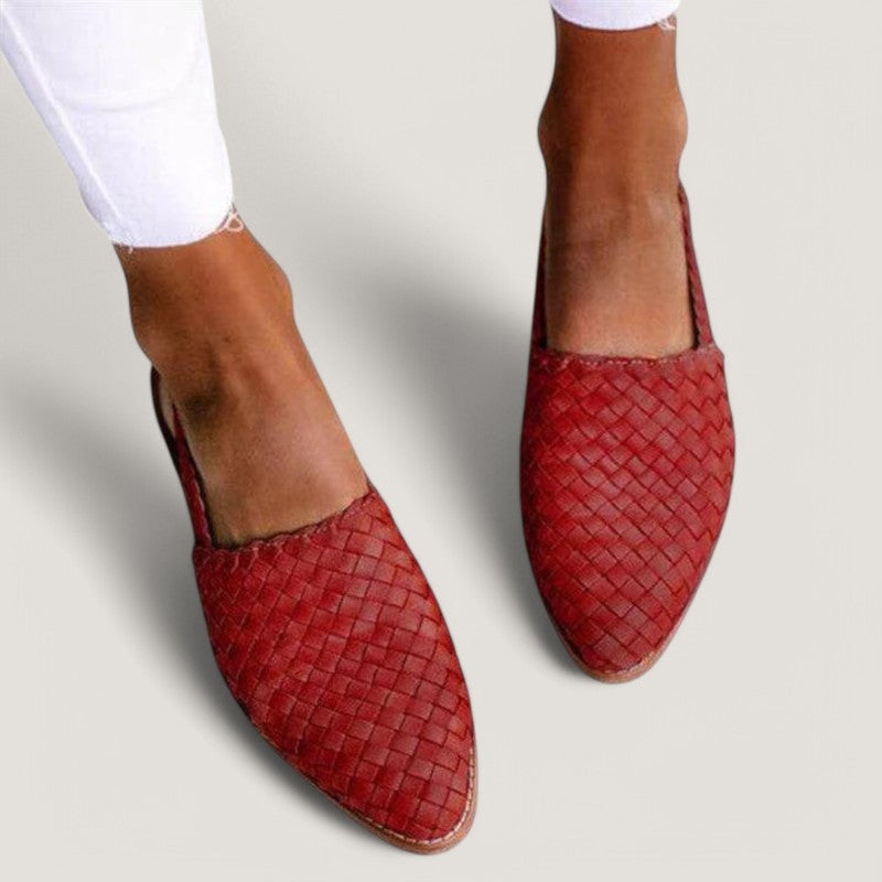 Terramalux-Shoes-Chic slingbacks tressés élégants et confortables
