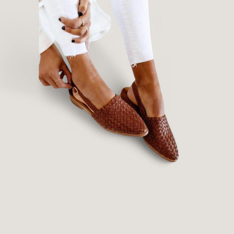 Terramalux-Shoes-Chic slingbacks tressés élégants et confortables
