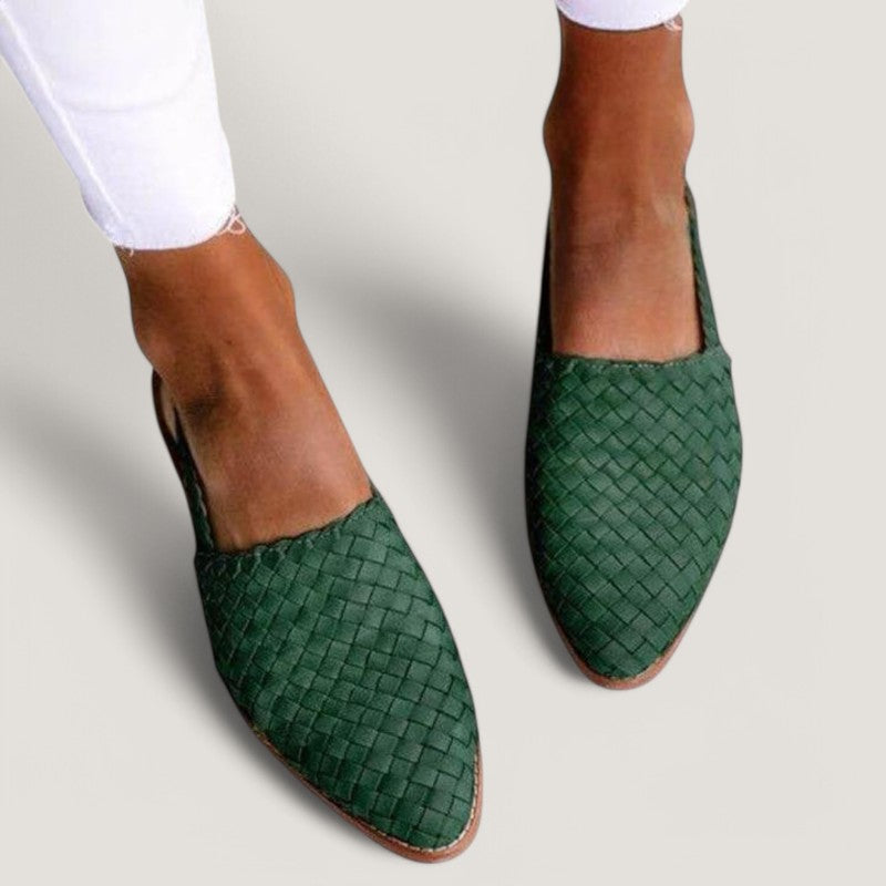 Terramalux-Shoes-Chic slingbacks tressés élégants et confortables