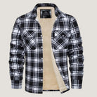 Terramalux-Winter jacket-Veste à carreaux pour hommes avec doublure en fleece
