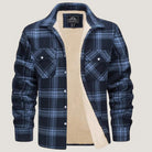 Terramalux-Winter jacket-Veste à carreaux pour hommes avec doublure en fleece