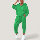 Terramalux-Zoey – Style Décontracté & Confortable Ensemble Hoodie Femme