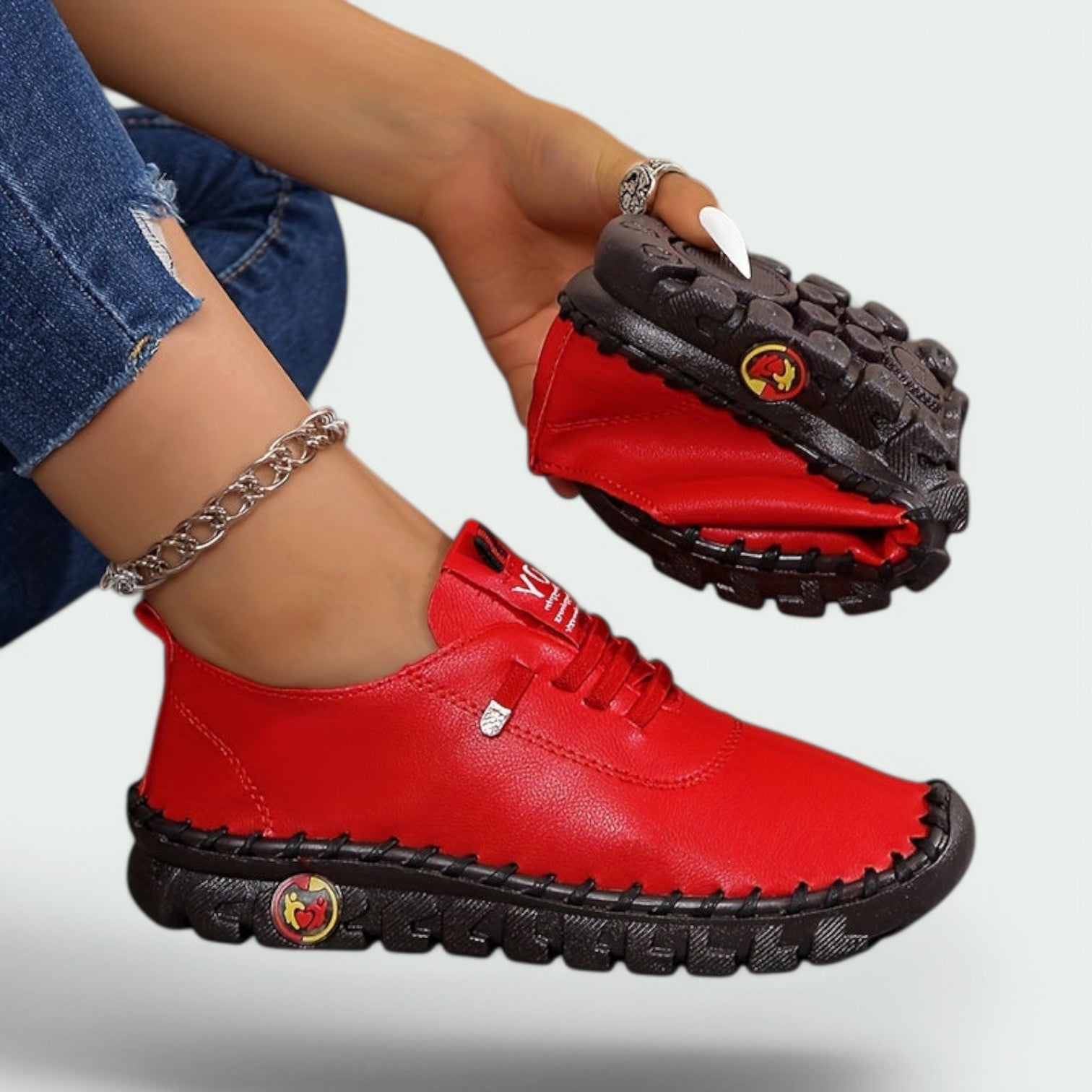 Clara - Baskets Femmes en Cuir Synthétique Confortables et Élégantes-5