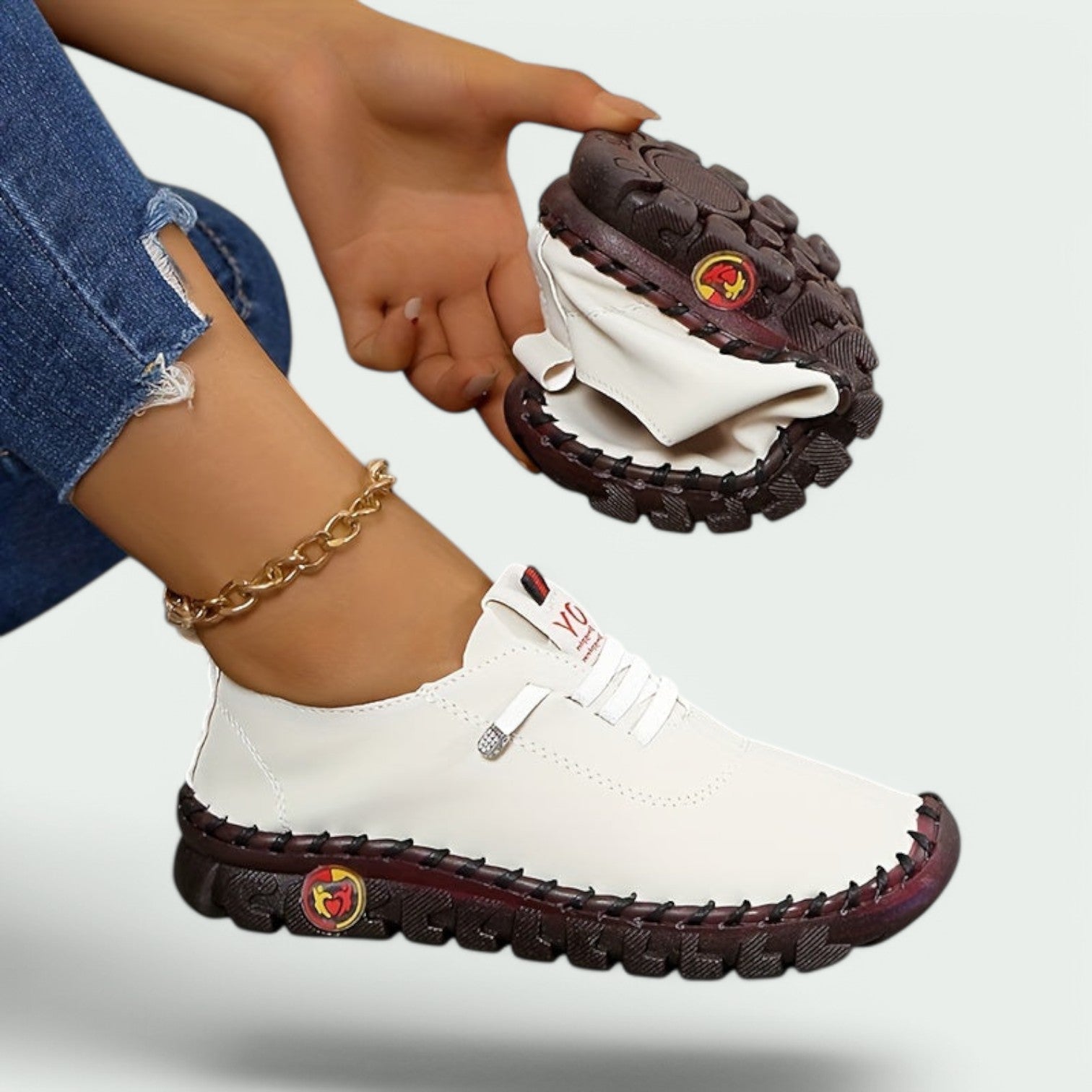 Clara - Baskets Femmes en Cuir Synthétique Confortables et Élégantes-6